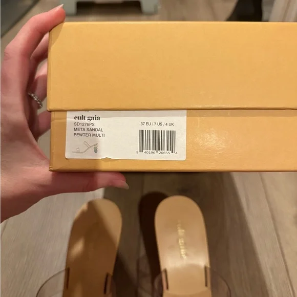 Cult Gaia Meta Sandal Pewter Multi - Picture 2 of 8